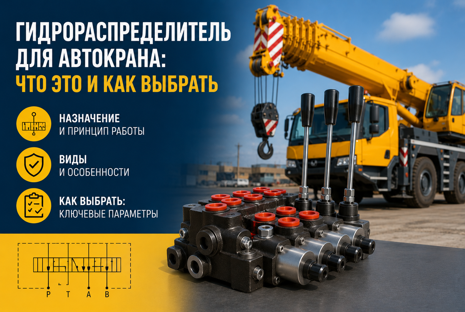 Гидрораспределитель для автокрана: что это и как выбрать