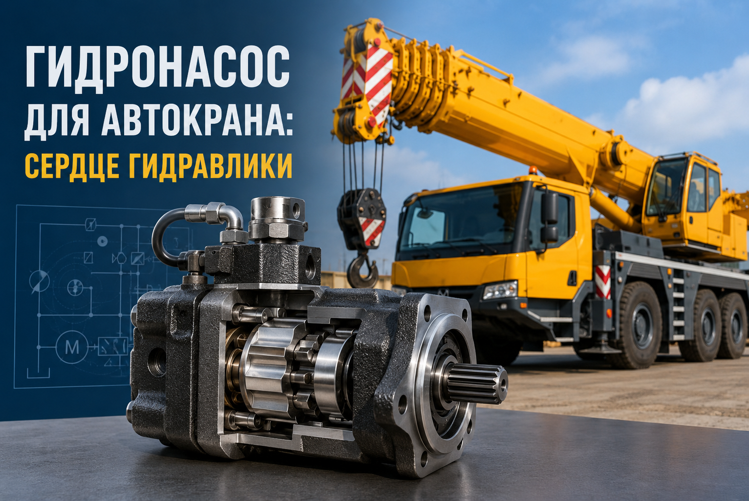 Гидронасос для автокрана: сердце гидравлики